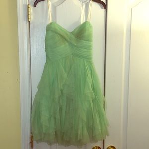 Mint green formal dress, w/ lots of tule & sparks